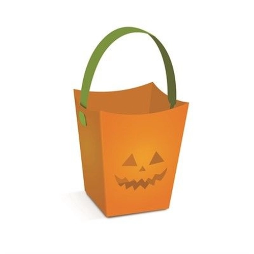 HALLOWEEN CASHPOTS WITH HANDLES ( PUMPKIN)