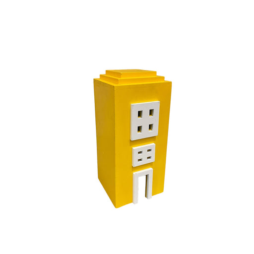 YELLOW EMBOSSED SMALL BUILDING - 12x12x29-1