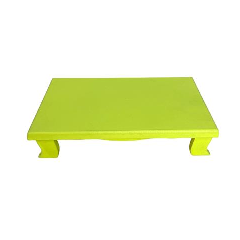 NEON YELLOW TRAY COLONIAL FOOT - 20x14x5-1