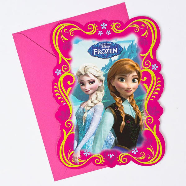 FROZEN INVITATION CARDS