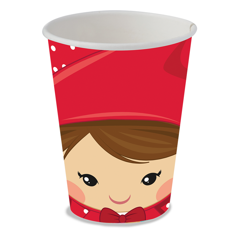 RED RIDING HOOD PAPER CUPS