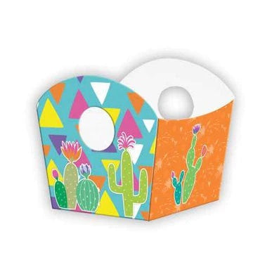LLAMA PARTY MINI CASHPOTS / CONTAINERS (BASKET)