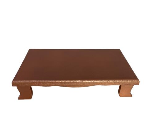 ROSEGOLD TRAY COLONIAL FOOT - RECTANGULER - 20x14x5-1