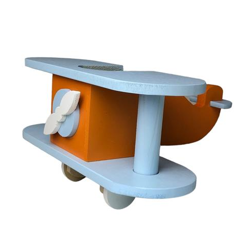 AIRPLANE - BLUE & ORANGE 27x23x17-1