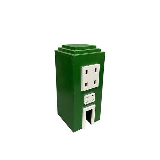GREEN EMBOSSED SMALL BUILDING - 12x12x29-1