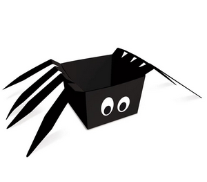 HALLOWEEN CASHAPOTS - CONTAINERS ( SPIDER)