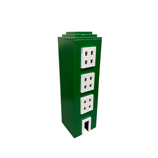 GREEN EMBOSSED MEDIUM BUILDING - 12x12x43-1