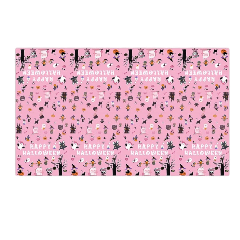 Pink Halloween Tablecloth *1pc - 180 cm x 108 cm