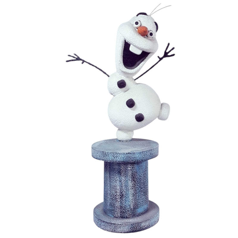 OLAF 3 D STYROFOAM STATUE ON A TABLE-1