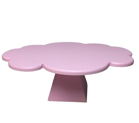 PINK CLOUD TRAY TRIANGLE BASE - BIG - PINK 34x22x15-1