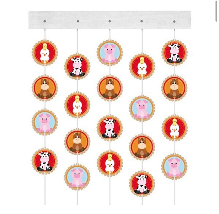 FARM DECORATIVE CURTAIN DANGLERS