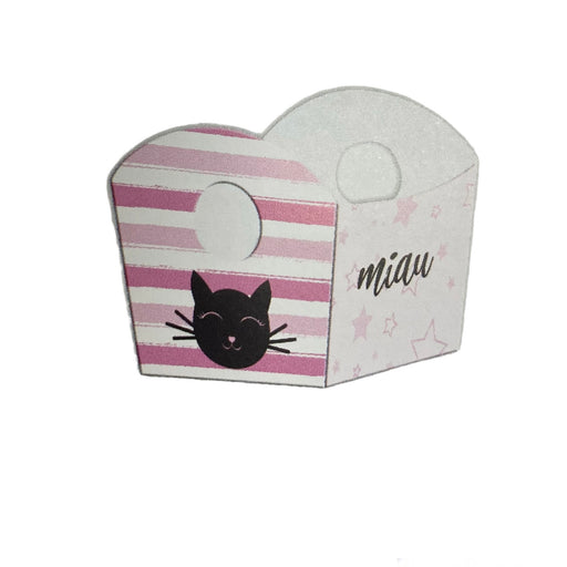 CAT PARTY MINI CASHPOTS / CONTAINERS (BASKET)