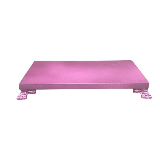 Fuchsia chrome RECTANGULER TRAY - 15x30x4-1