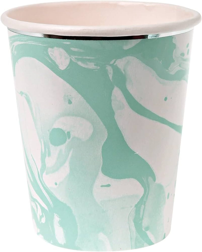 MINT MARBLE CUPS