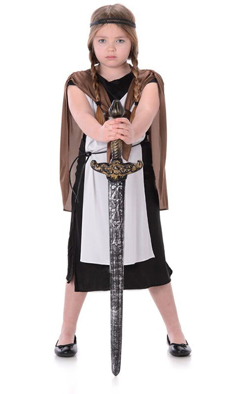 VIKING GIRL COSTUME 8-10 YEARS