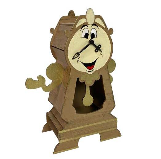 BEAUTY AND THE BEAST CLOCK - 21x10x30-1