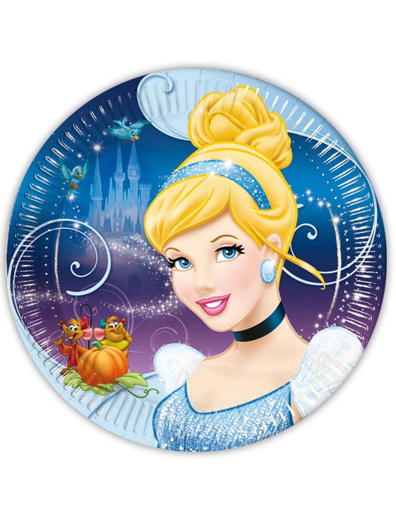 CINDRELLA BIG ROUND PAPER PLATES