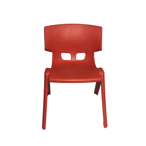 Red plastic kids chair-1