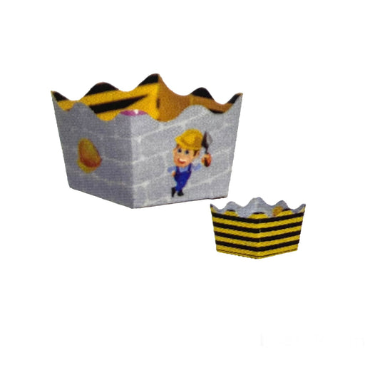 CONSTRUCTION CHOCOLATE BALL CONTAINERS