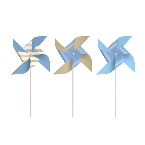 PRINCE WINDMILL PAPER FANS ON STICKS