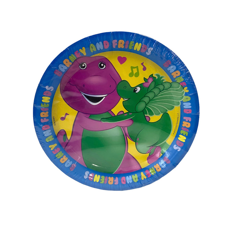 BARNEY BIG PAPER PLATES