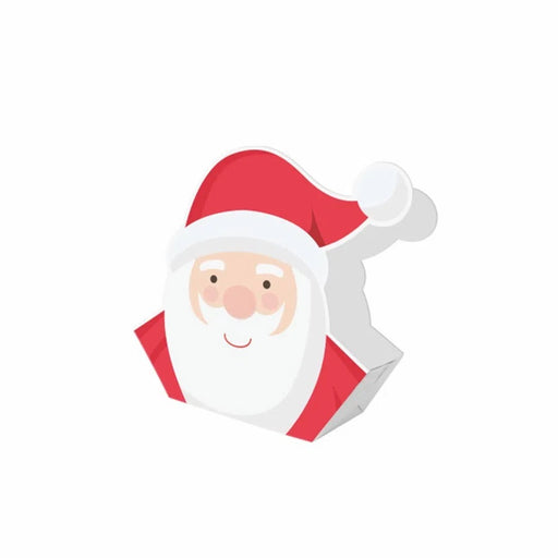 CHRISTMAS DIE CUT CASHPOTS - CONTAINERS - SANTA